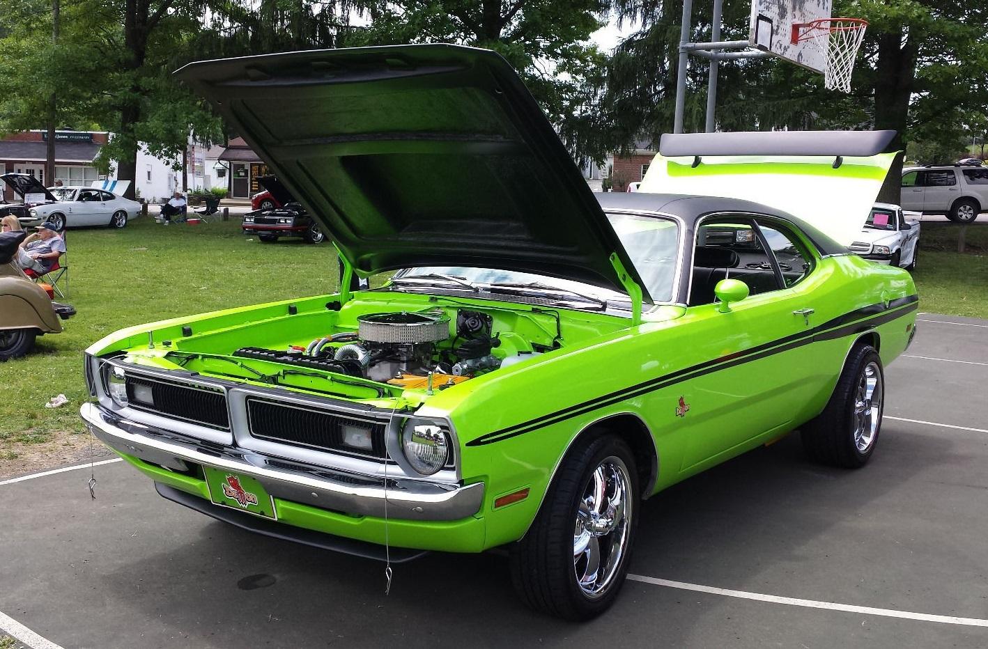 1971 dodge dart demon custom sublime green show car