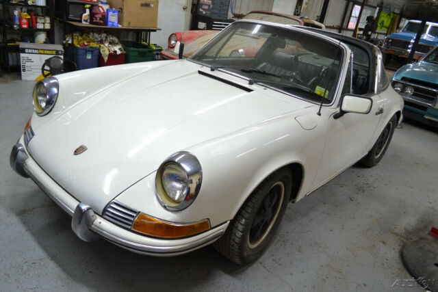 1971 porsche 911, 911t targa, 5-speed, ac, factory tangerine, no reserve