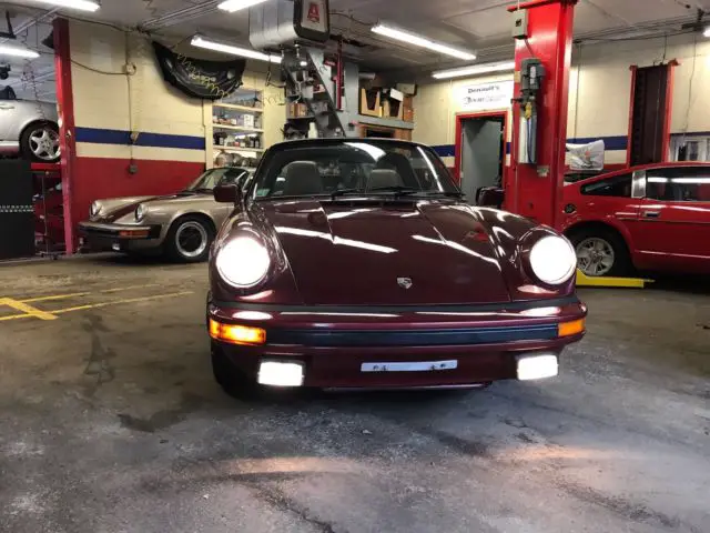 1983 porsche 911sc targa - very clean - rare asterik ruby color