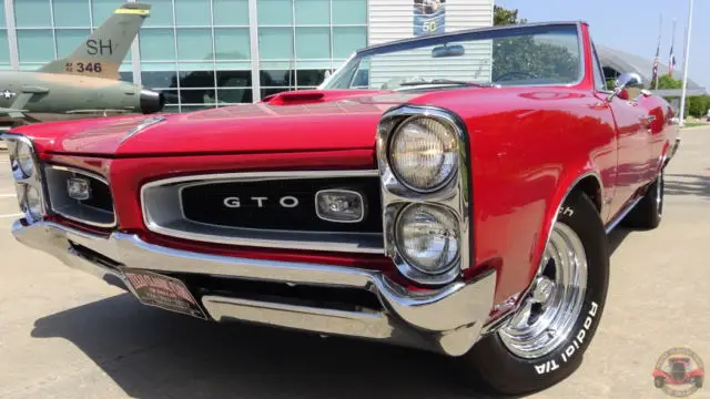 1966 pontiac gto convertible 389 - restored - phs report - see video test drive