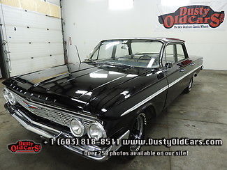 1961 black runs drives body vgood i6 2spd auto!