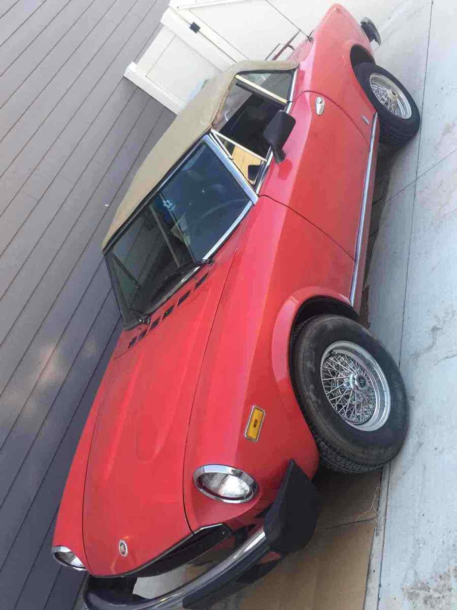 1979 fiat 124 spider 2000 convertible red rwd manual