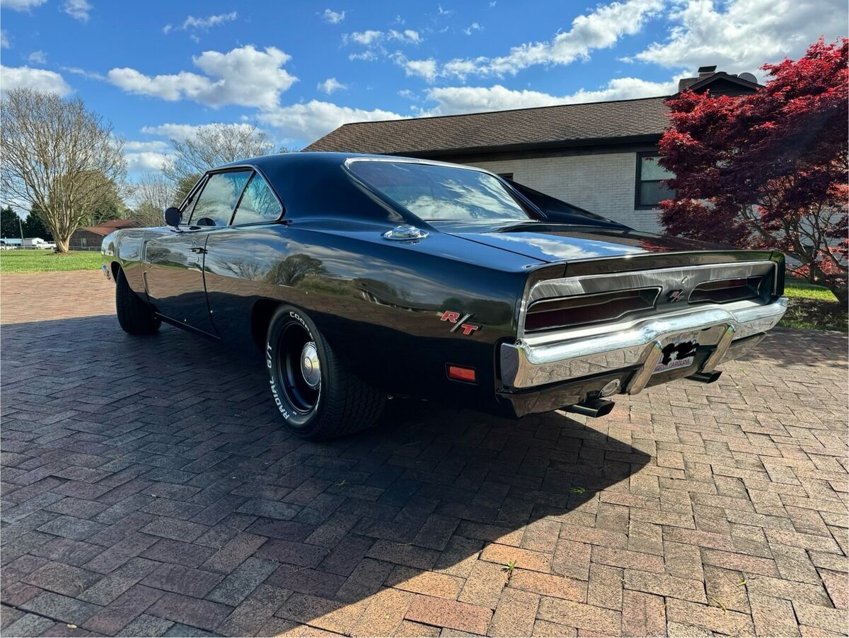 1969 dodge charger rt coupe black r/t