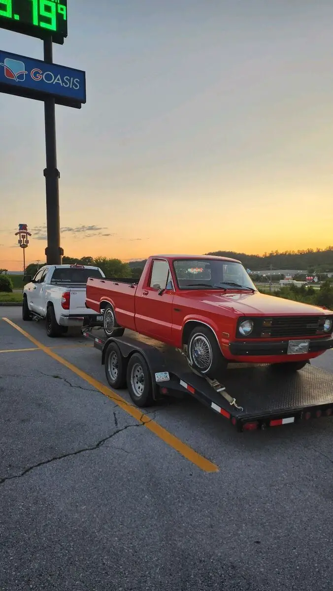 1980 ford courier red