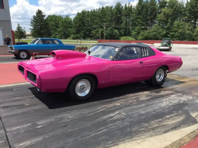 1973 dodge charger drag car mopar