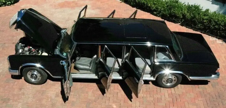 1966 mercedes-benz m100 600 pullman 6 door limo