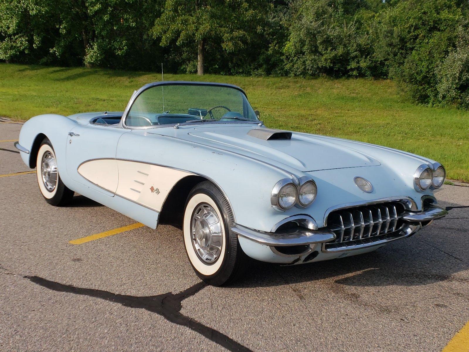 1959 chevrolet corvette convertible hard top
