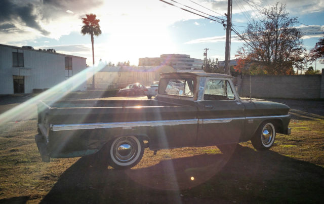big window fletside pickup truck rat hot rod custom 1961 62 63 64 65 vtg hauler