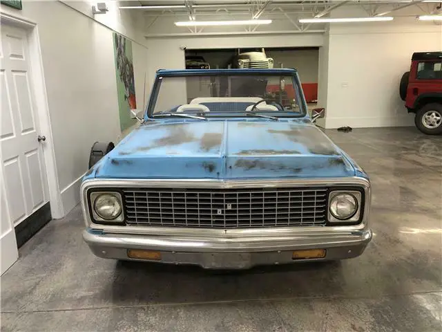 1972 chevrolet blazer no reserve 2wd patina