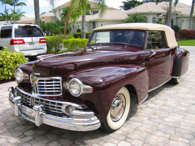 1948 lincoln continental cabriolet convertible 2 door