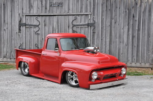1954 ford f100, national show winner, resto-mod, street truck, a/c, aod
