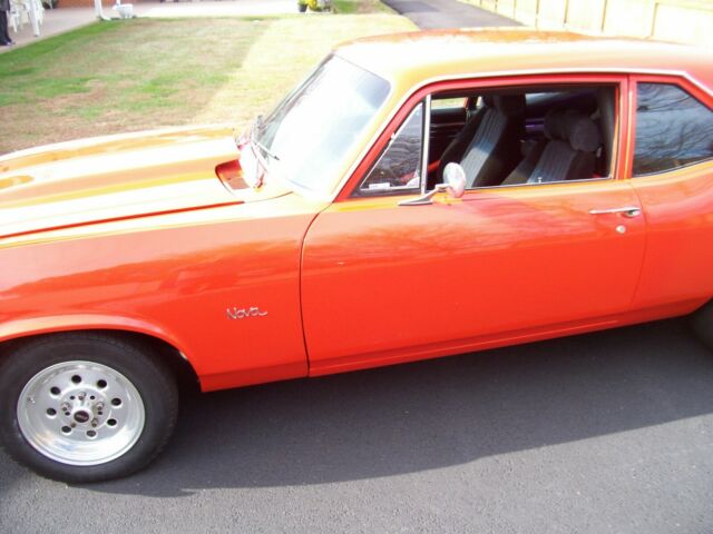 1969 chevrolet nova ,pro street ,hugger orange ,383 storker ,turbo 400 , 12bolt
