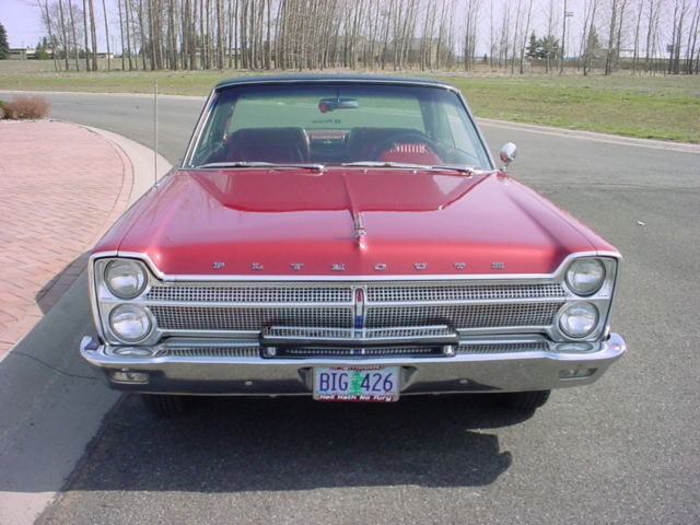 1965 plymouth sport fury - mopar - 426 street wedge - 4 spd