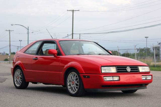 1992 vw volkswagen corrado slc vr6 red with tan