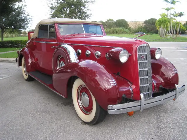 rare 1935 lasalle convertible coupe