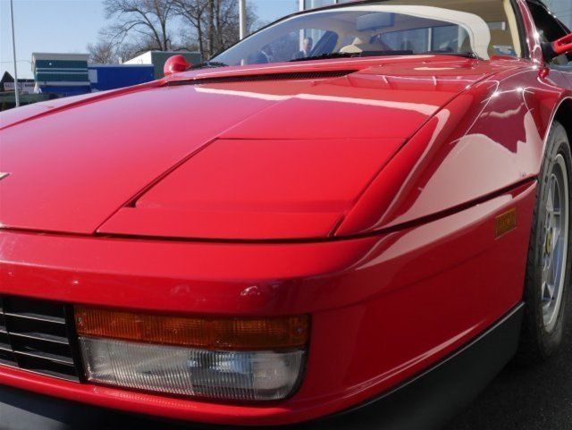 1990 ferrari testarossa 2 door coupe 7130 miles red 4.9l 5