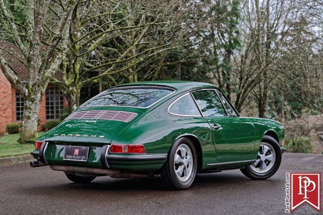 1967 porsche 911 s 29,177 miles irish green