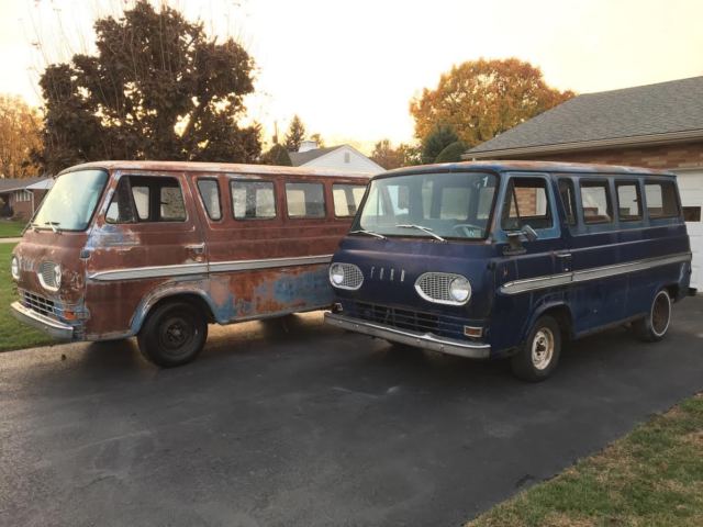 1965 ford econoline falcon deluxe club wagon, 1963 included! 61, 62 ,64, 66, 67