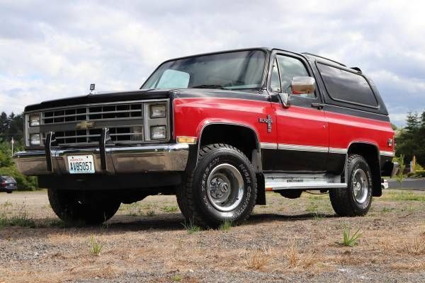1986 chevrolet blazer k5 4x4 6.2 diesel runs great low reserve bid to win