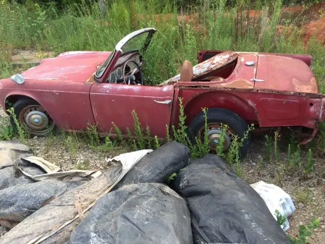 1962 triumph tr4 parts donor major restoration car tr5 tr3 tr4a no reserve