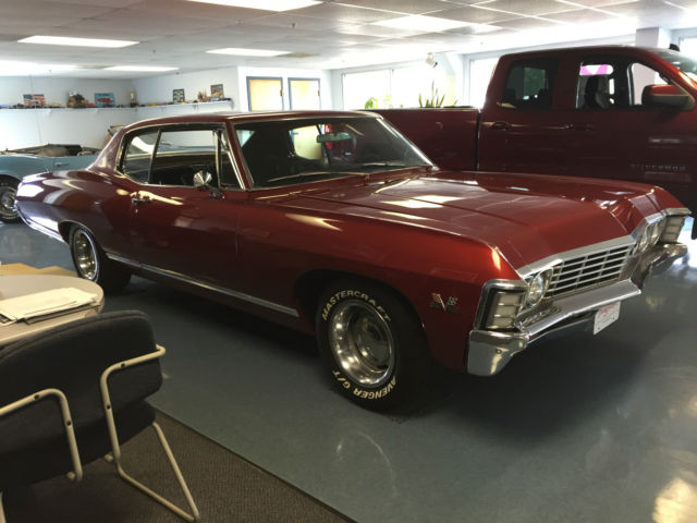 gorgeous 1967 chevrolet caprice sports coupe numbers-matching, rust-free