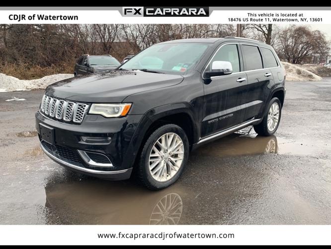 used 2017 jeep grand cherokee 4wd summit watertown, ny 13601 for sale in glen park, new york