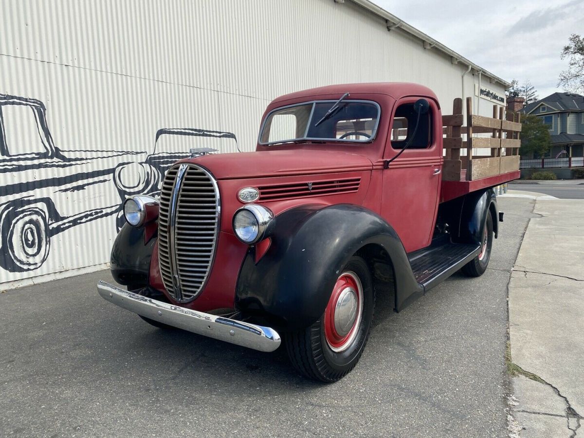 1938 ford i ton 43059 miles red pi