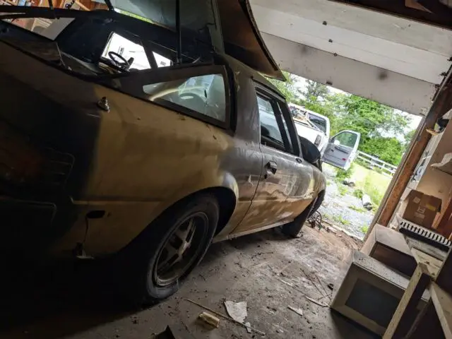 1984 mazda rx-7 coupe black rwd manual 12a