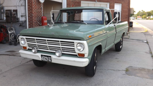 1969 ford f-250 pickup 53876 actual miles original paint and upholestry