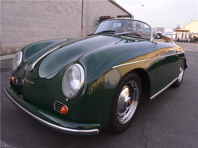 1959 porsche speedster super 1600 13,142 miles green roadster 1600 cc manual