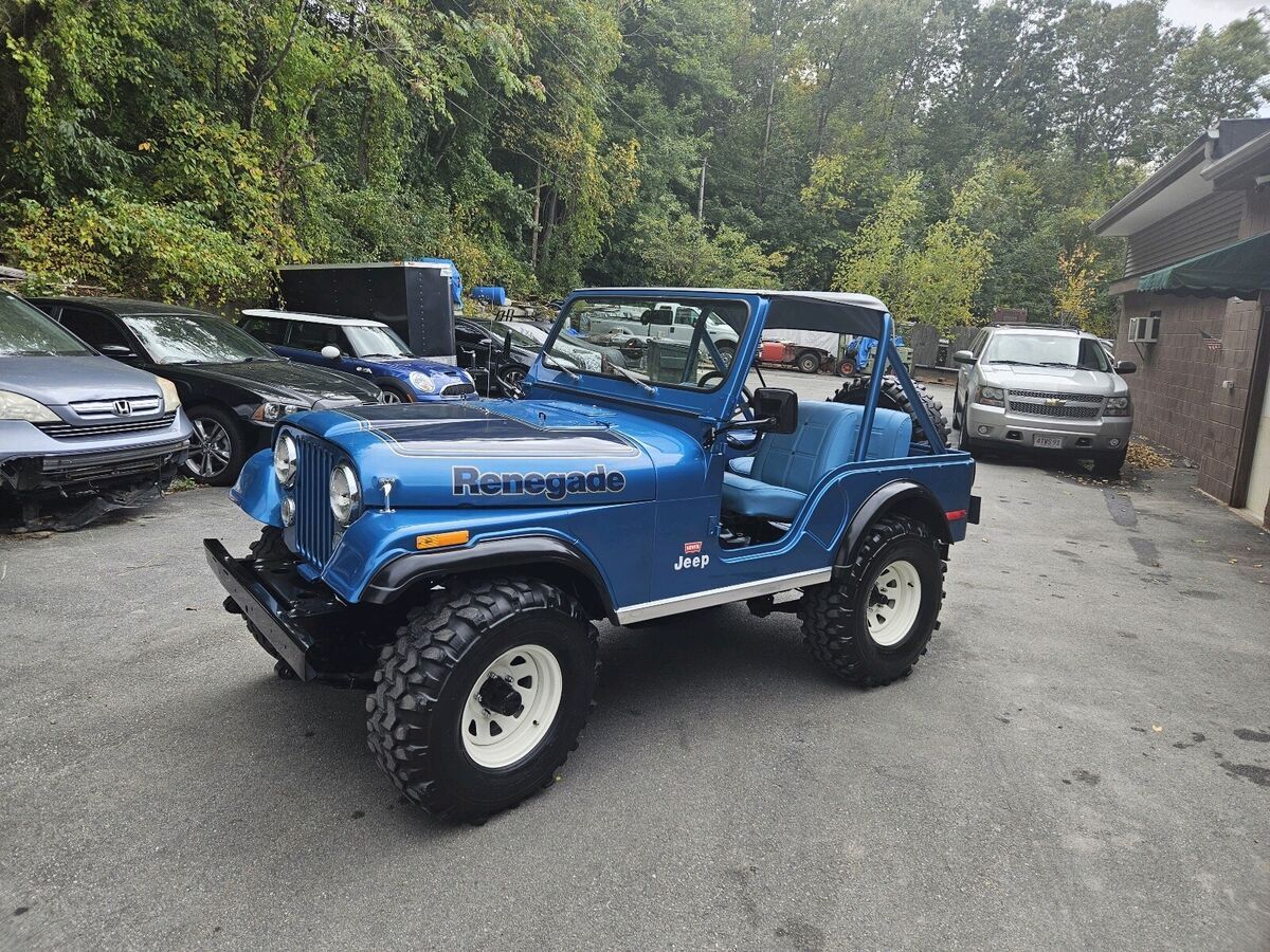1978 jeep cj blue 4wd manual levi's edition