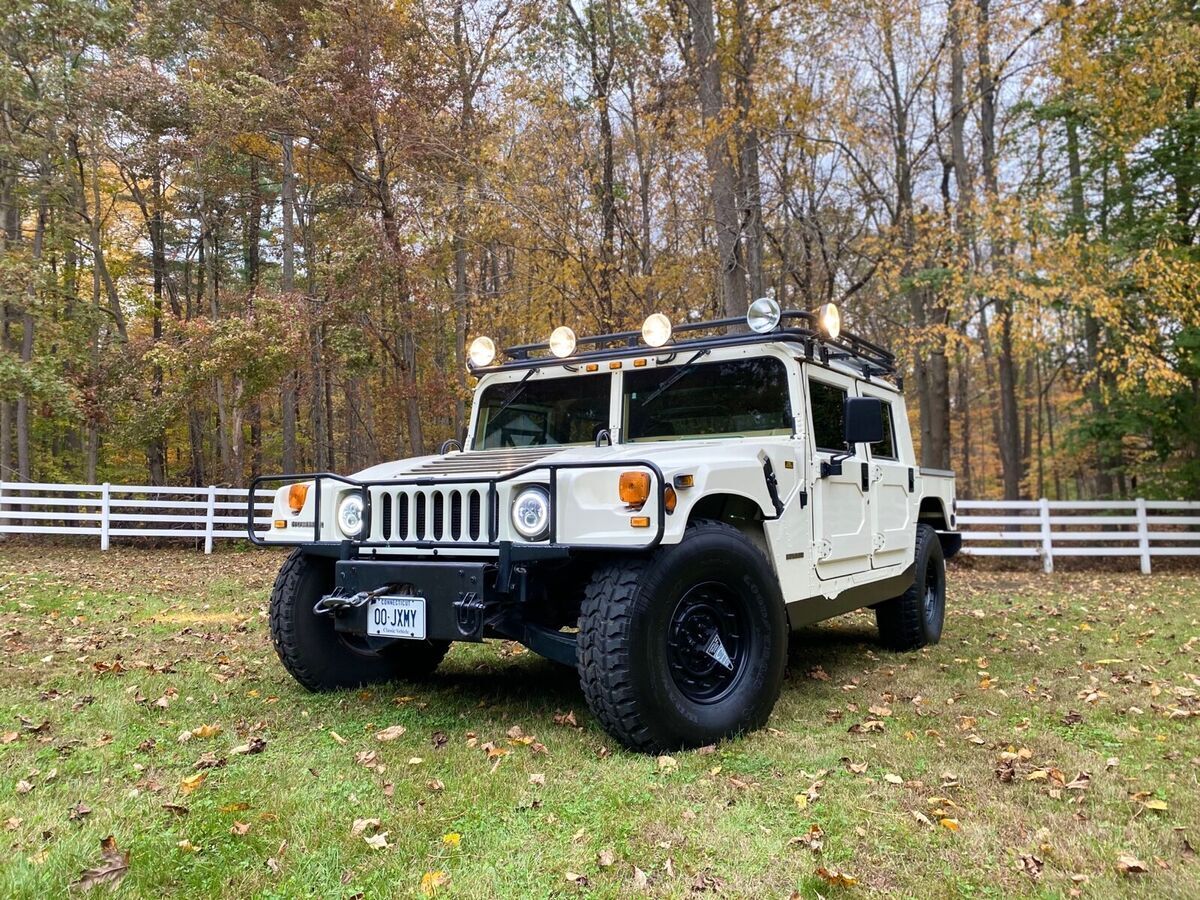1994 hummer h1 pickup white 4wd automatic standard