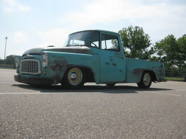 1960 international b100 pickup rat rod sbc