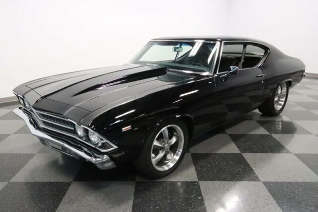 bbc v8 auto chevy classic vintage collector black sinister tremec msd resto rest