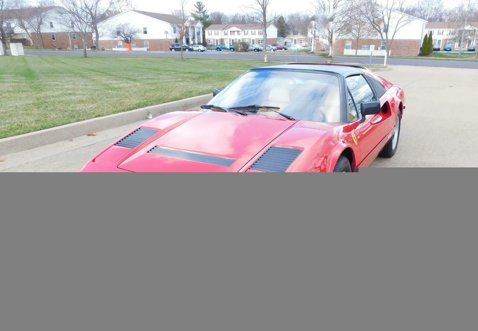 1983 ferrari 308 gts low miles rosso red