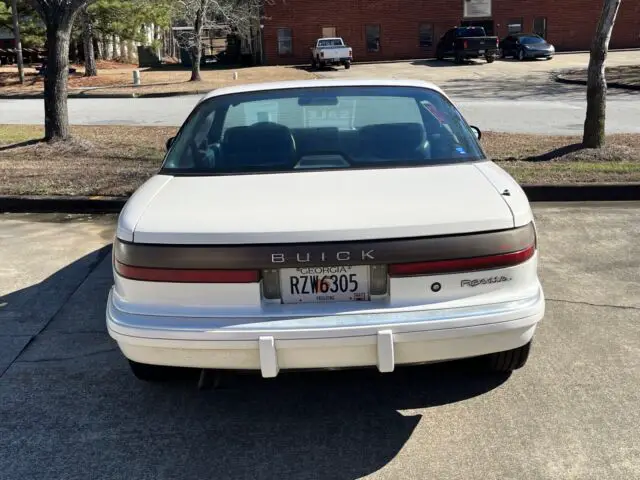 1989 buick reatta coupe white fwd automatic
