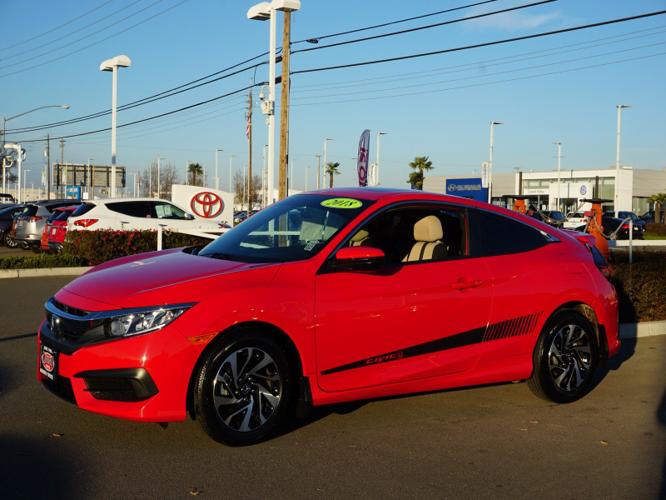 used 2018 honda civic lx-p coupe modesto, ca 95356 for sale in modesto, california