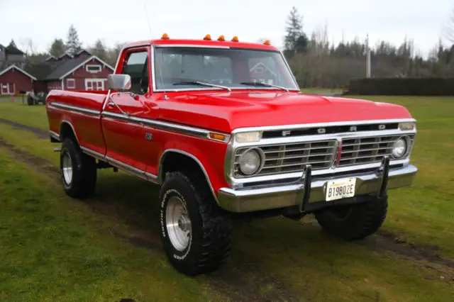 1975 ford f-250 xlt ranger 4x4 highboy showroom condition world wide no reserve