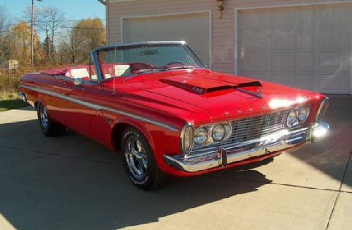 1963 plymouth fury convertible - push button 727 in conneaut lake, pa