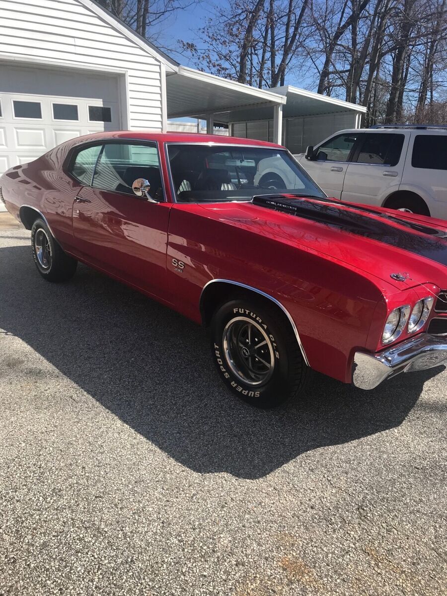 1970 chevrolet chevelle ss red rwd automatic
