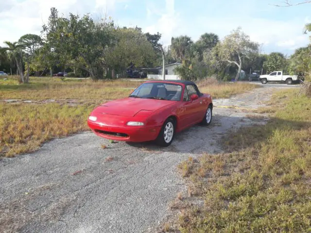 red na 1990 mx-5 mazda miata