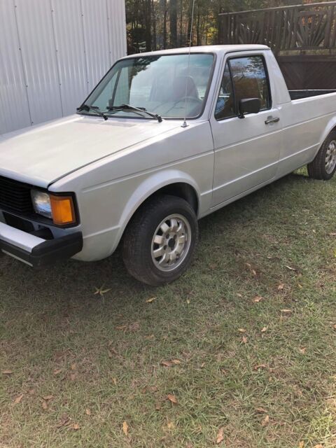1981 volkswagen rabbit pickup white fwd manual lx
