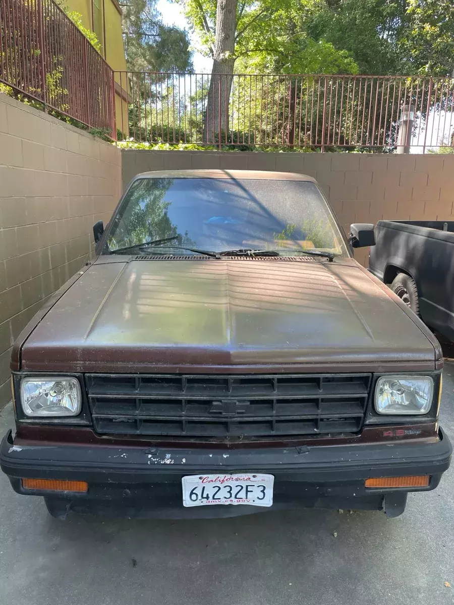 1989 chevrolet s truck pickup brown s10