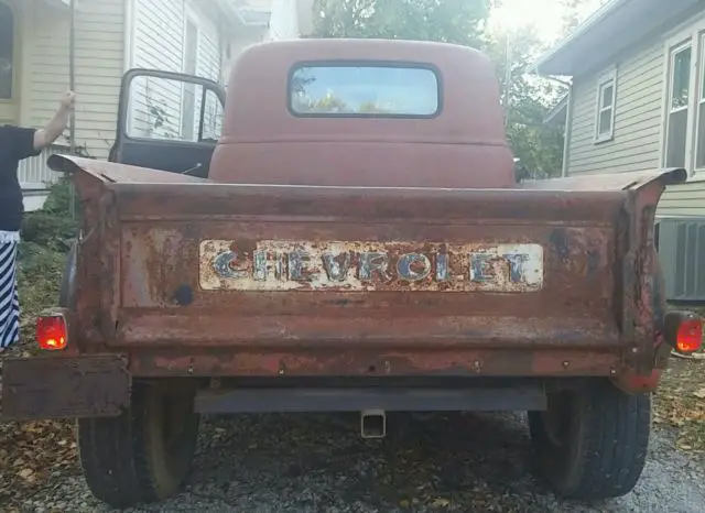 1955 1st series chevy pickup 1954 ratrod / hotrod / cool patina / nr!