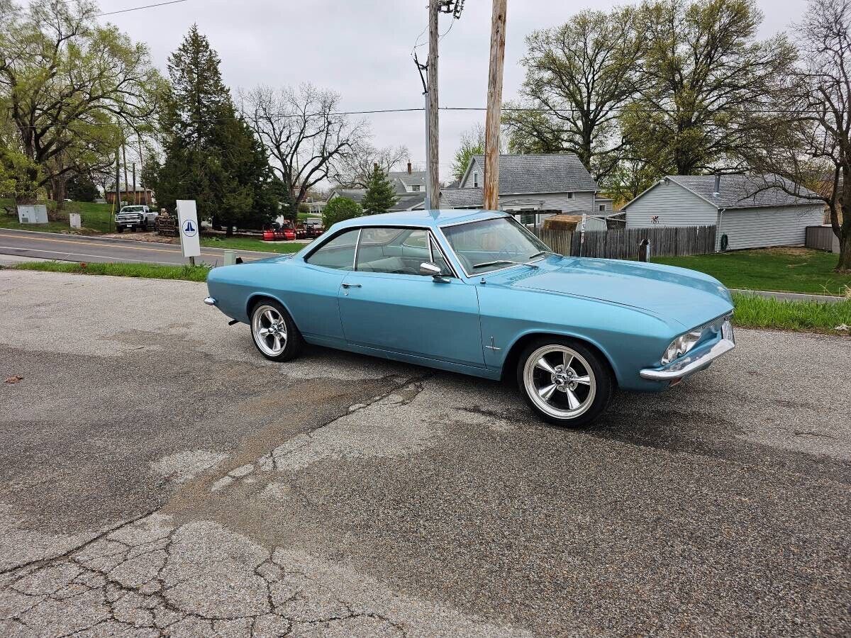 1966 chevrolet corvair coupe blue rwd manual
