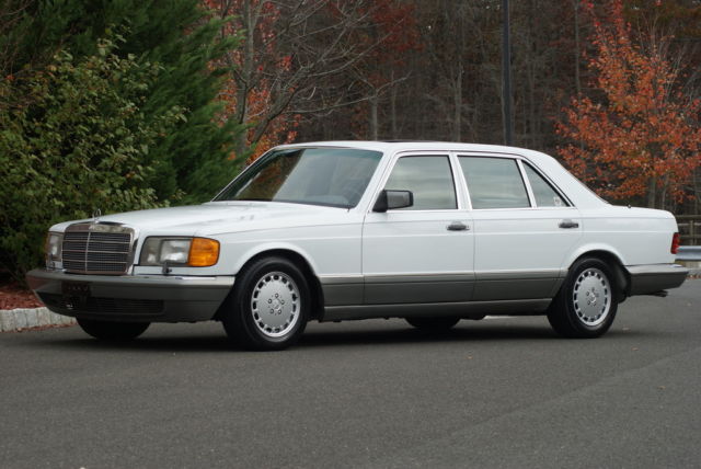 1987 mercedes-benz 420sel low mileage exceptionally clean vehicle