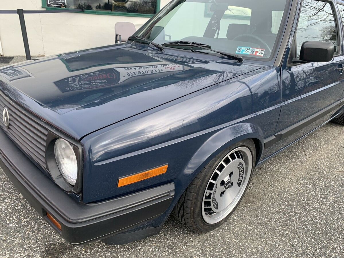 1988 volkswagen golf hatchback blue fwd automatic hatchback