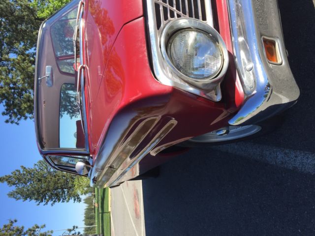 1964 ford falcon coupe. red with 200 i6 and c4 auto trans