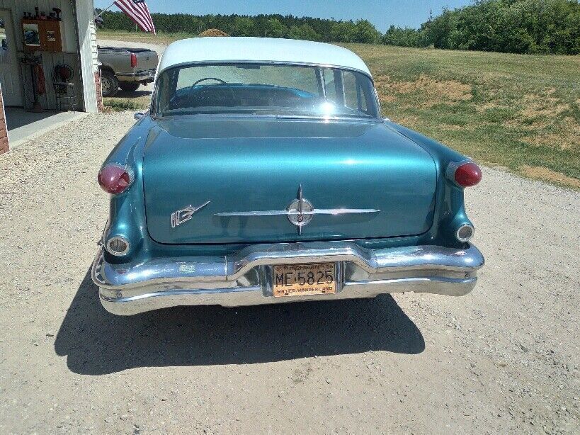1956 oldsmobile 88 sedan white rwd automatic rocket 88