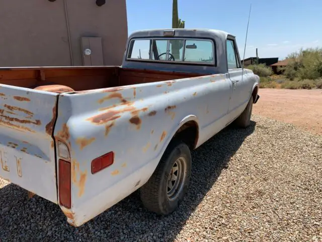 1972 chevy c-10 pickup project truck 350 v8 rat rod chevrolet